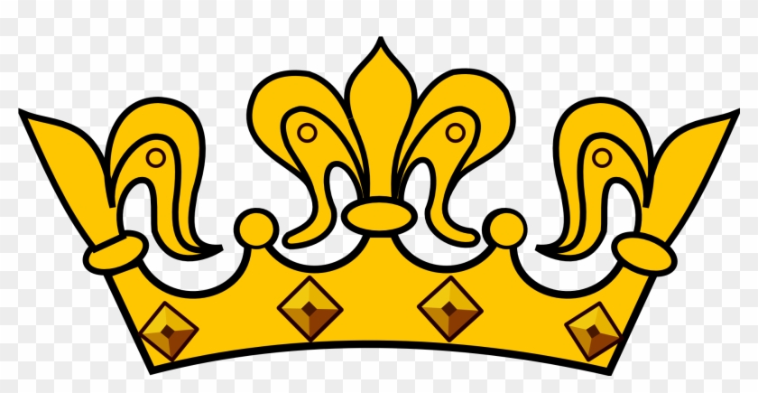 Coloring Pages - Crown Clipart With Transparent Background - Png Download