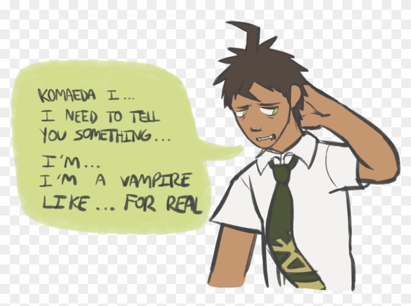 Ben Goes Ham This Drawing Came Into My Head And The - Komahina Vampire Clipart #1984285