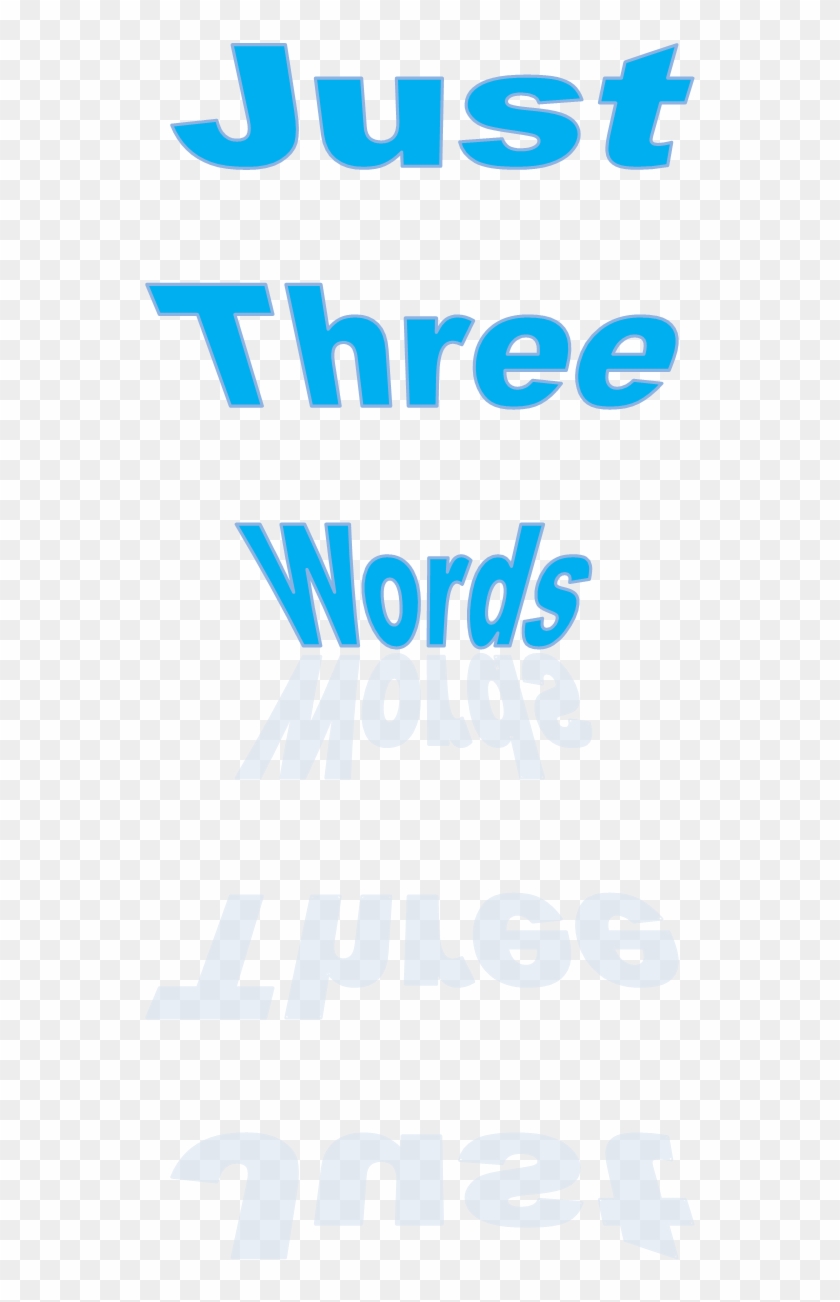 I Love You 3 Words - Graphic Design Clipart