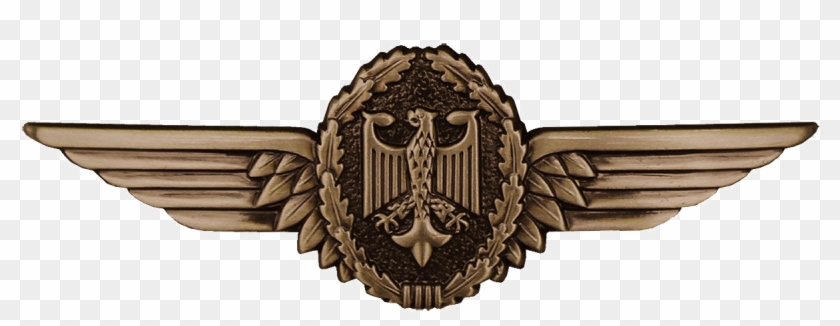 German Aviation Badge In Bronze - Tätigkeitsabzeichen Clipart