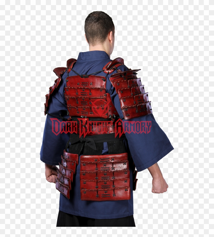 Samurai Armor, Leather Armor, Larp, Armour, Rear View, - Back Of Samurai Armor Clipart #1984516