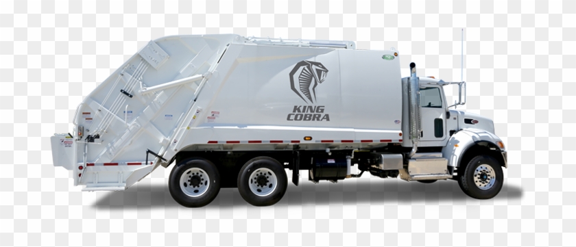 Right Side View Of A New Way King Cobra Rear Loader - Garbage Truck Side View Clipart #1984994
