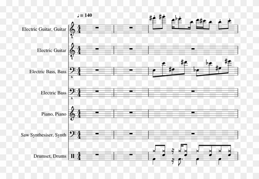 Le Internet Medley By The Gag Quartet Sheet Music For - Sheet Music Clipart