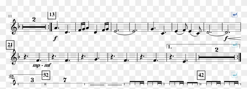 With Page Break - Sheet Music Clipart