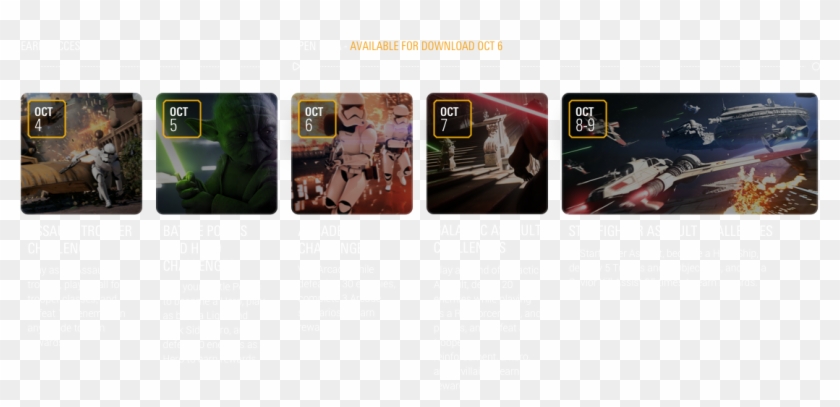 Beta Timeline Xlg - Star Wars Battlefront 2 Beta Timeline Clipart #1986406