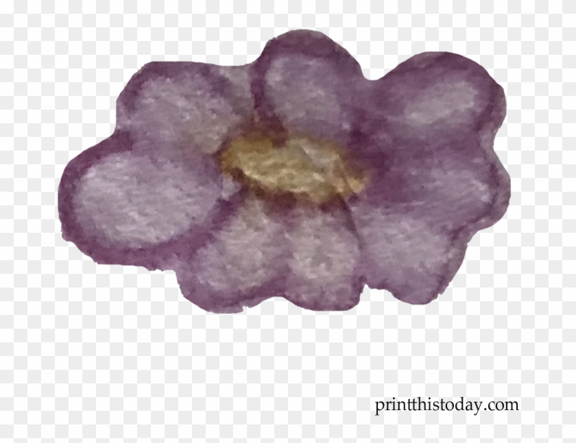 Free Watercolor Handmade Leaves Clipart Free Watercolor - Viola - Png Download