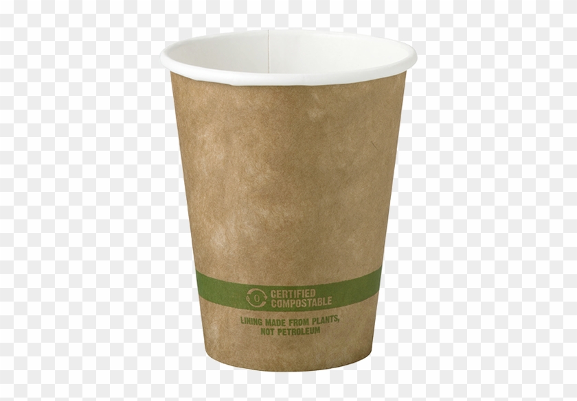 8 Oz Kraft Paper Cups - Paper Coffee Cup Png Clipart #1986499