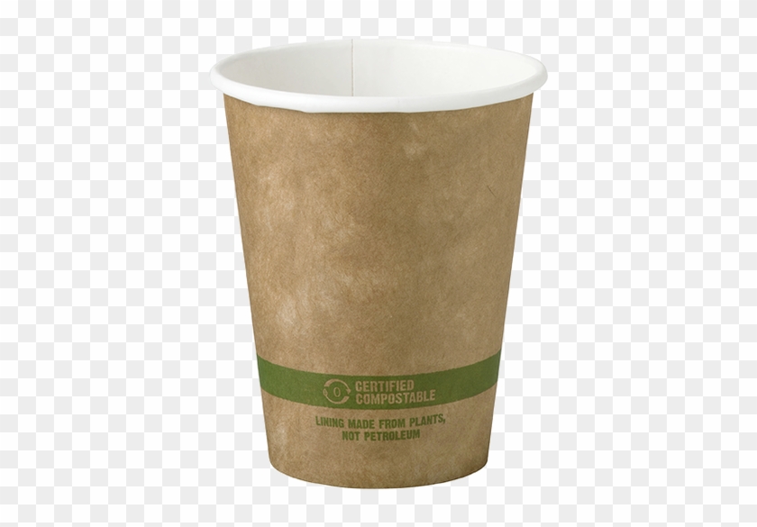 8 Oz Kraft Paper Cups - Paper Coffee Cup Png Clipart