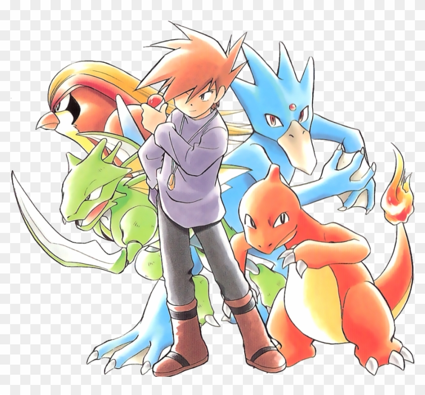 Tcg Cards - Gary Oak Blue Clipart