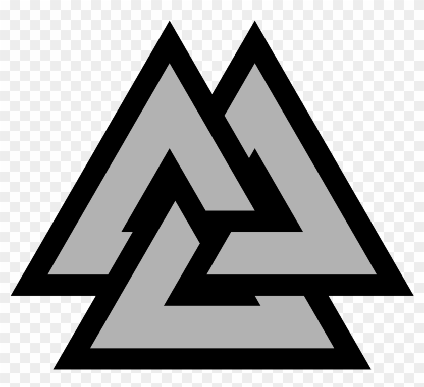 Valknut Symbol Triquetra Alternate - Latin Symbol For Respect Clipart #1987071