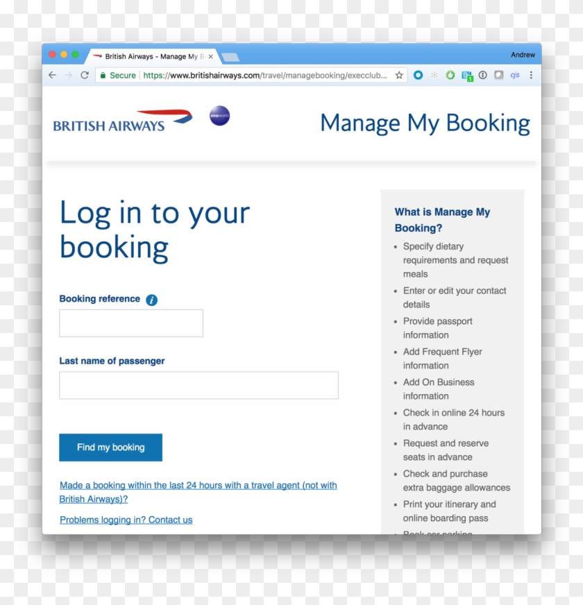 27 Feb - British Airways Clipart #1987104