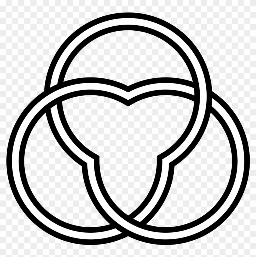 File - Trefoil-triquetra - Svg - Witch Symbol Of Protection Clipart #1987267