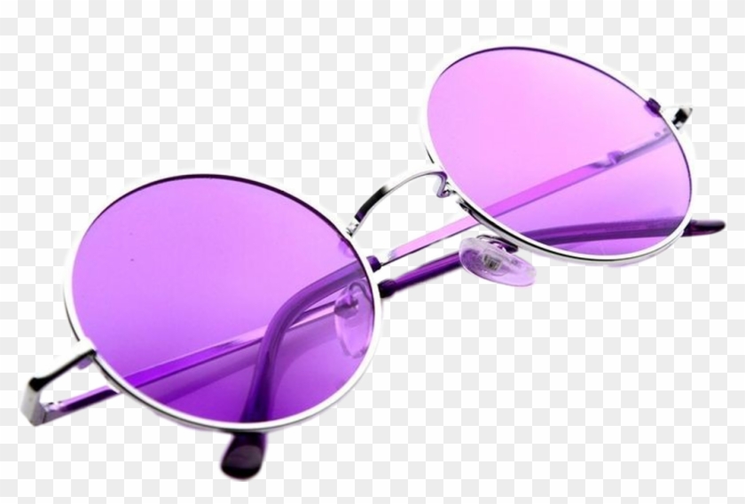 Sticker Png Purple Aesthetic Moodboardpng - Purple Glasses Aesthetic Clipart