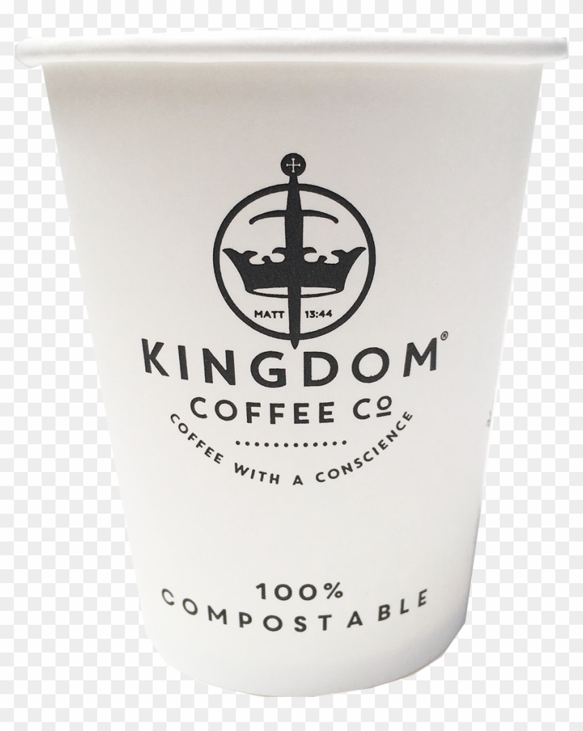 Our 100% Biodegradable Cup Is The Perfect Solution - Kingdom Coffee Clipart #1987940
