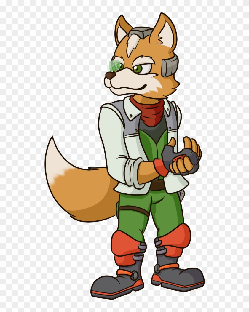 Fox Mccloud For Smash Collab From Justtoseenintends - Cartoon Clipart