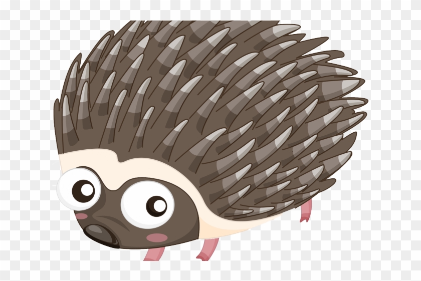 Porcupine Clipart Echidna - Porcupine Cartoon Png Transparent Png #1988303