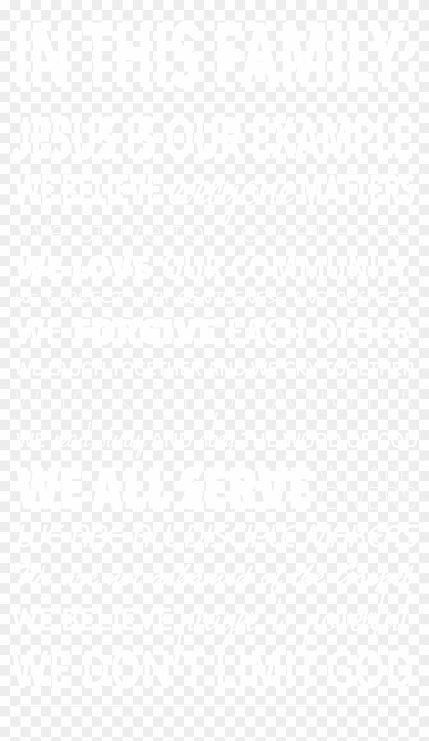 In This Family White Final - Christian Family Values Clipart