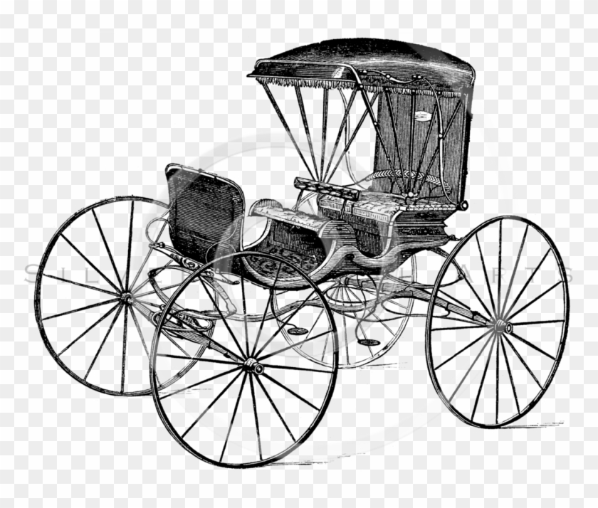 Png Black And White Download Old Wagon Drawing At Getdrawings - Horse Carriages In The 1800's Clipart #1989278