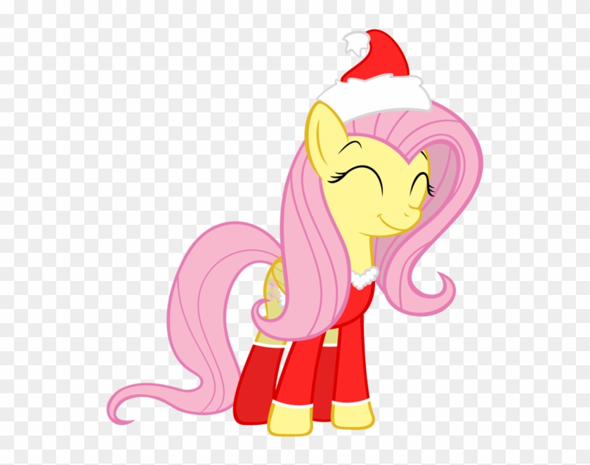 Fluttershy Is Best Pony Fact - My Little Pony Christmas Fluttershy Clipart