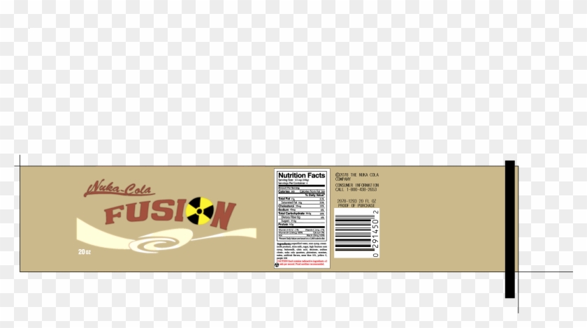 Nuka Cola Fusion Lable - Graphic Design Clipart #1989425