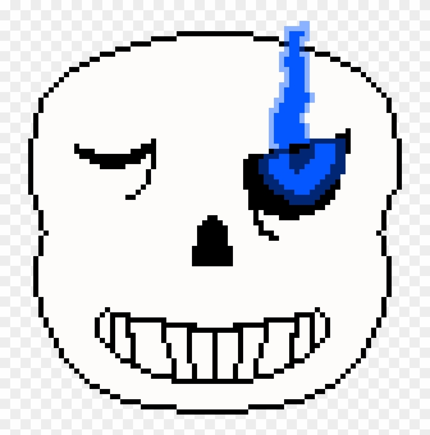 Actually Decent Sans Head - Pixel Art Clipart