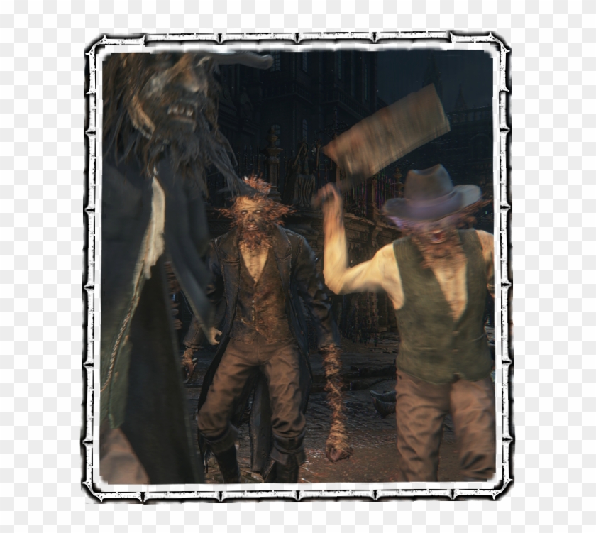 Huntsman - Bloodborne Hunter Mob Clipart #1989936