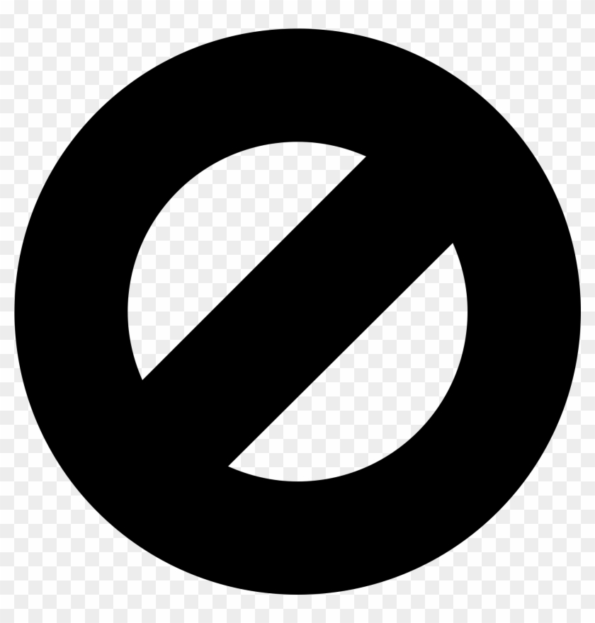Octicons Circle Slash - Exclusions Icon Png Clipart