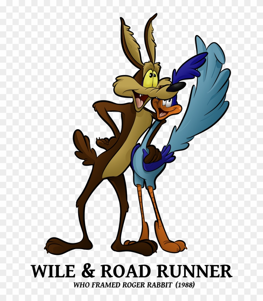 Road Runner And Wile By Boscoloandrea - Looney Tunes Clipart #1990139