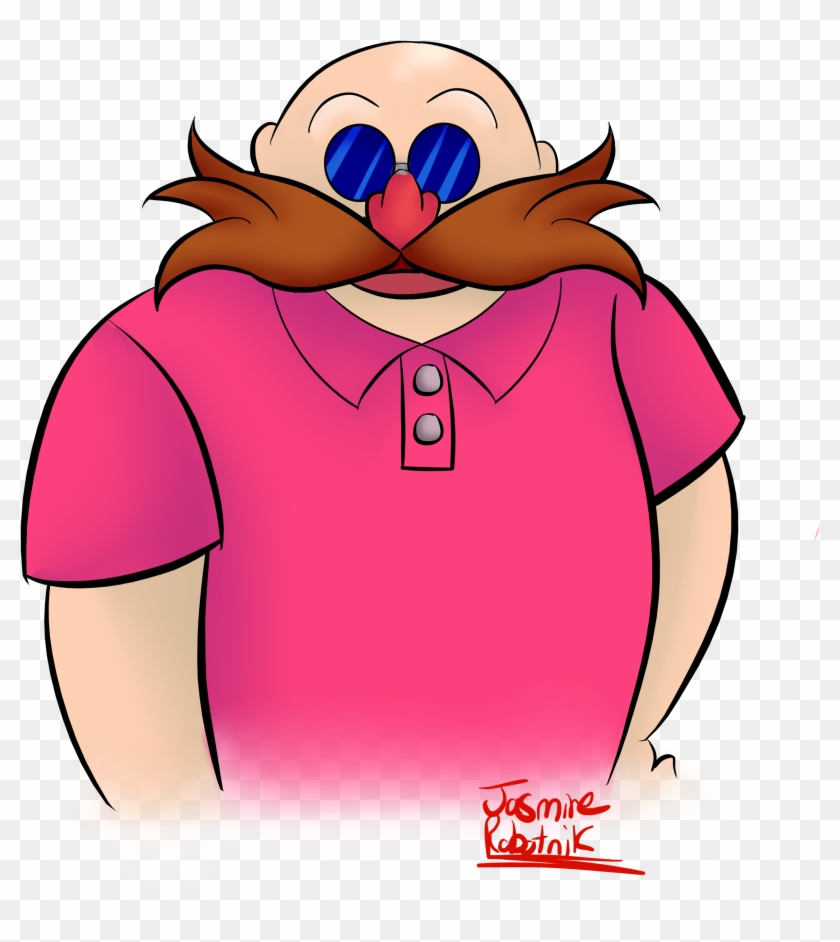 Eggman's Pink Polo Shirt Clipart #1990143