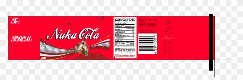 Nuka Cola Christmas Lable - Nuka Cola Victory Label Clipart
