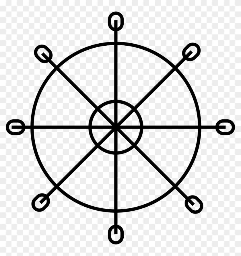 Png File Svg - Bronze Ship Steering Wheel Clipart