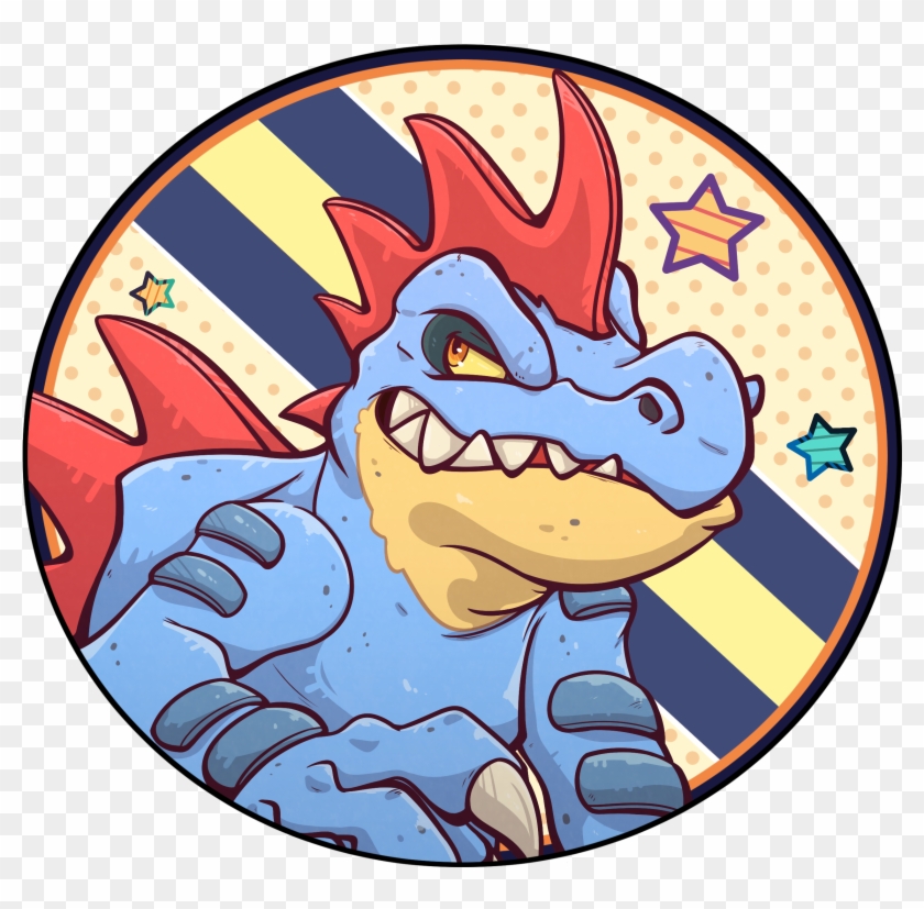 Pokemon Icon Feraligatr - Cartoon Clipart