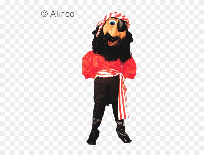 Billy Bones Pirate Mascot Costume Clipart #1991397