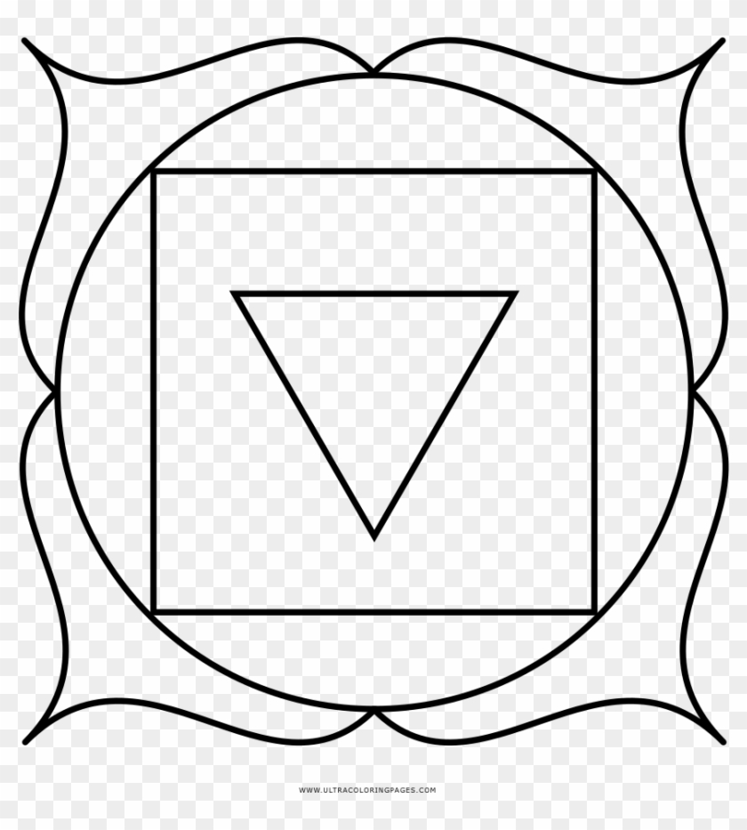 Root Chakra Coloring Page Clipart #1991399