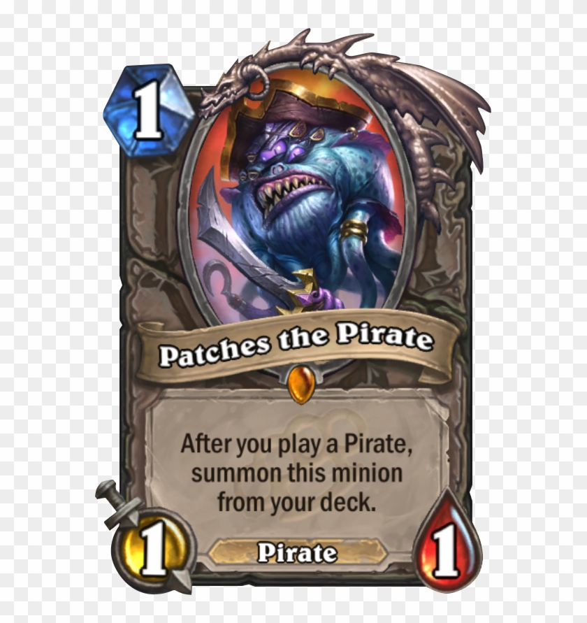 Patches The Pirate Card - Patches The Pirate Hearthstone Clipart