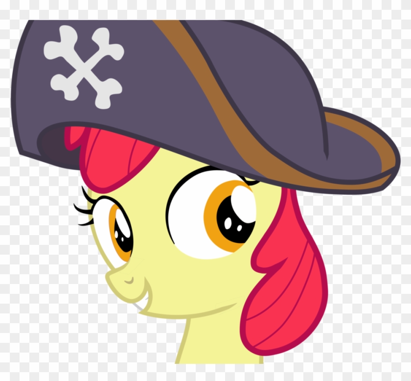 Apple Bloom W Pirate Hat By Frownfactory - My Little Pony Apple Bloom Pirate Clipart #1991503