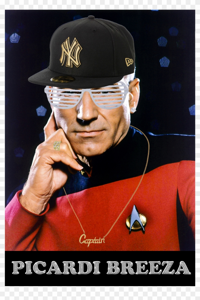 His Bald Head Will Make You Sweat Cos' He's A French - Captain Jean Luc Picard Clipart #1991508