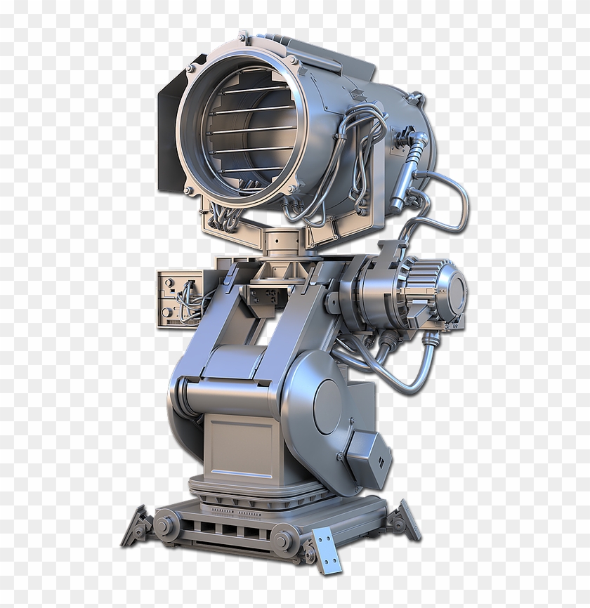 Killzone Searchlight Concept - Military Robot Clipart