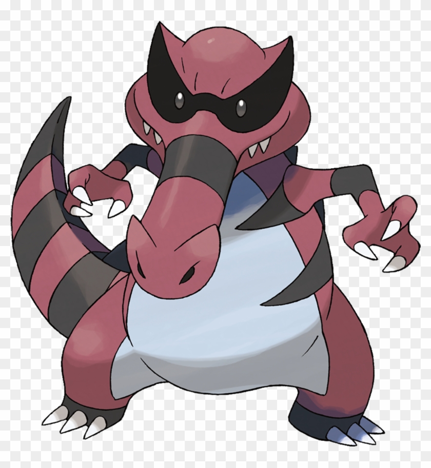 Continuing The Trend Of Having Bipedal Monsters Filling - Pokemon Krookodile Clipart