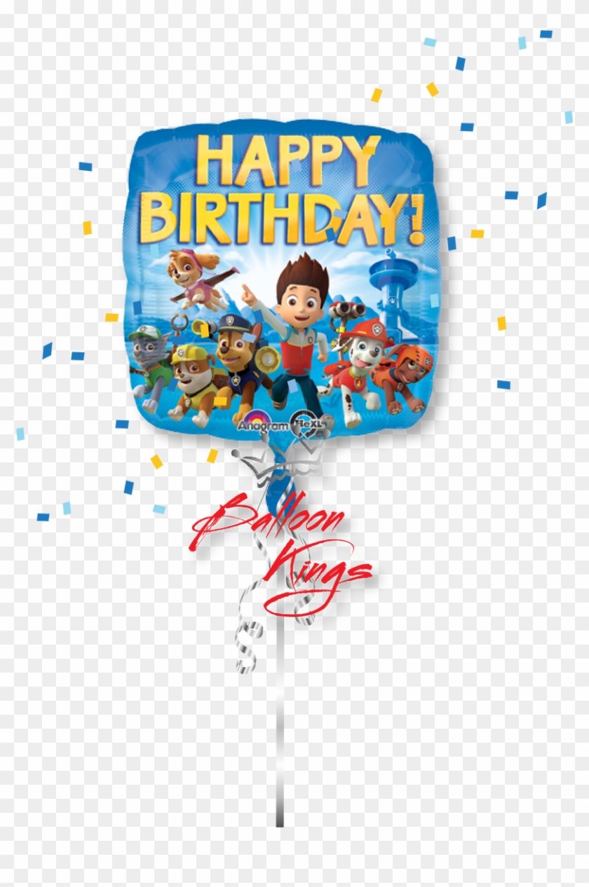 Happy Birthday Paw Patrol Group Clipart