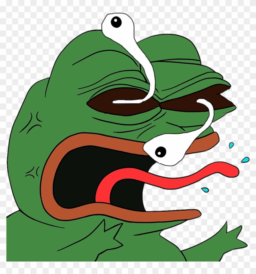Extremely Angry Pepe Clipart #1992850