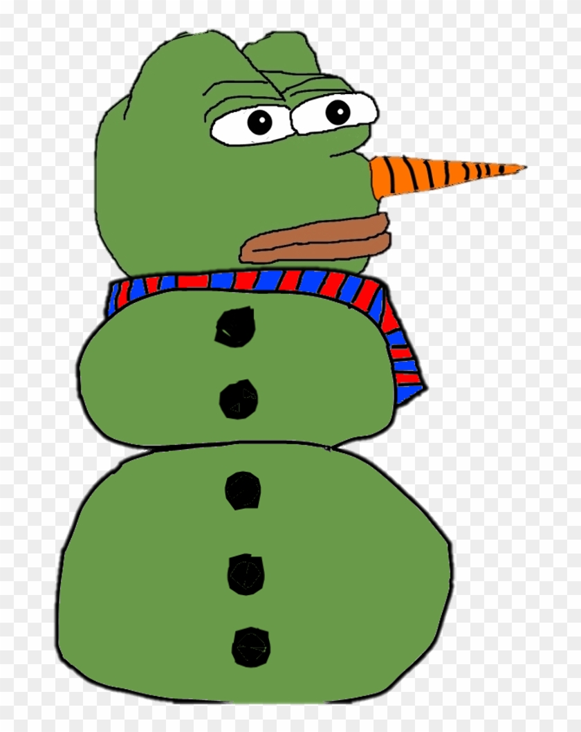 Original Contentpepe Snowman - Cartoon Clipart