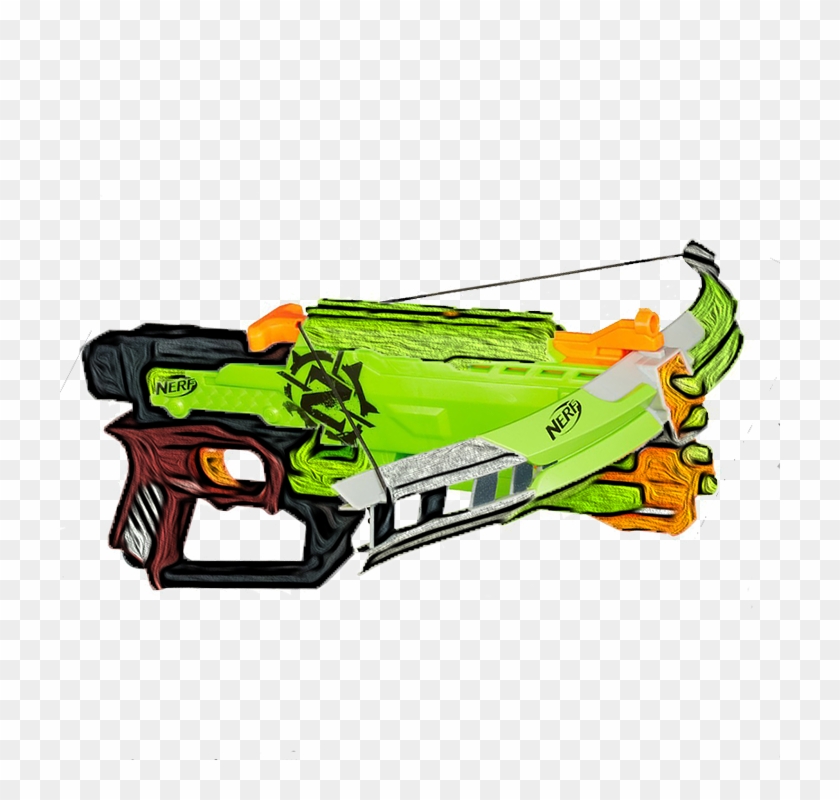 Nerf Battle - Nerf Zombie Strike Crossfire Bow Clipart #1993617