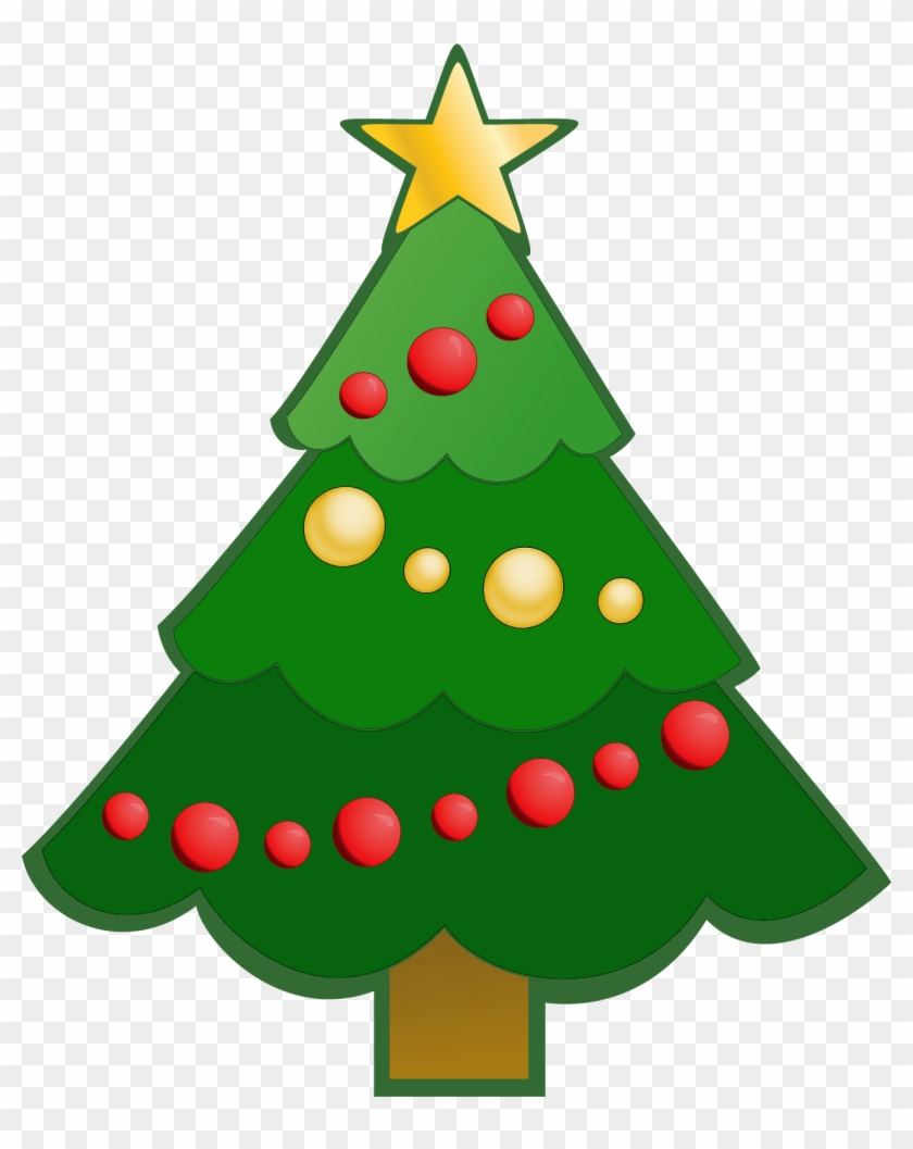 Easy Christmas Clipart At Getdrawings - Christmas Tree Svg Free - Png Download #1993733