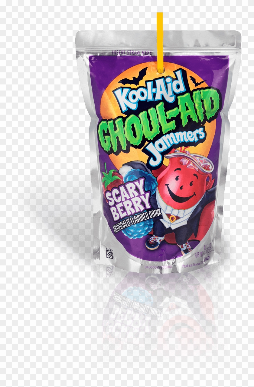 Kool Aid Jammers Ghoul Aid Scary Berry Flavored Drink - Kool Aid Jammer Png Clipart #1993835
