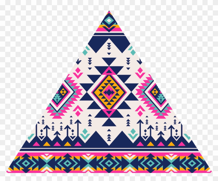 #ftestickers #geometricshapes #triangle #pattern - New Colour Tribal Navajo Vector Clipart #1993865