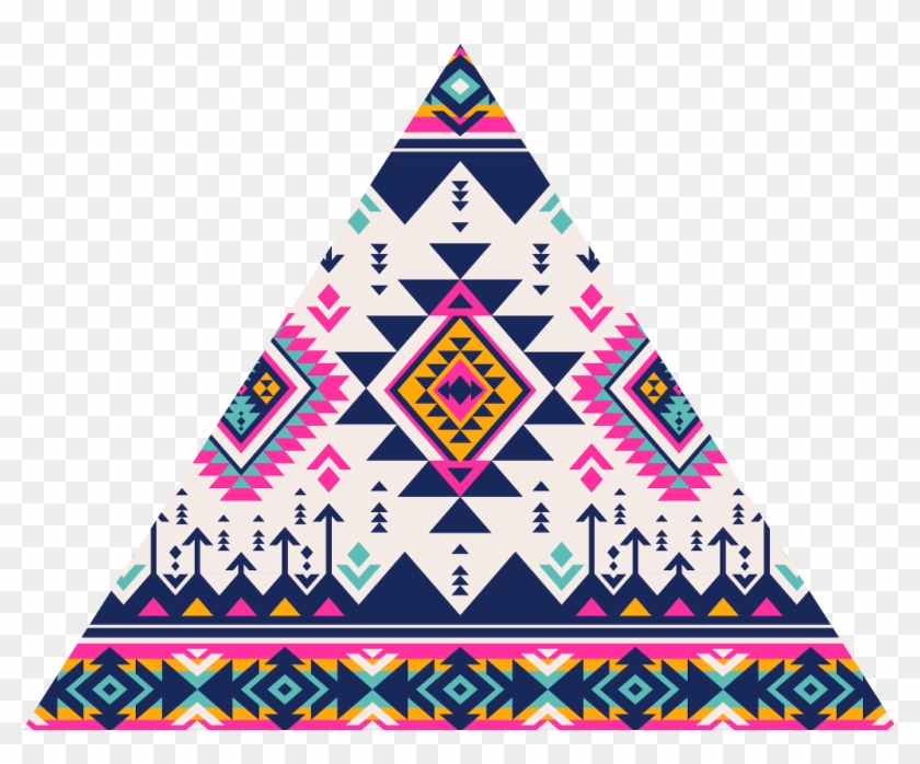 #ftestickers #geometricshapes #triangle #pattern - New Colour Tribal Navajo Vector Clipart #1993865