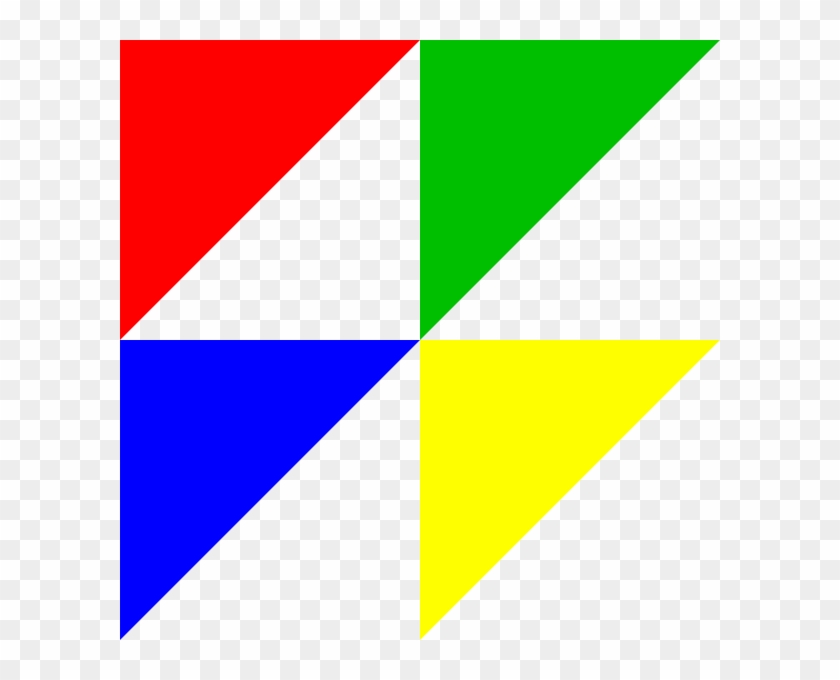 Triangle Squares 3 Pattern Clip Art - Congruent Figures In Logos - Png Download #1994034