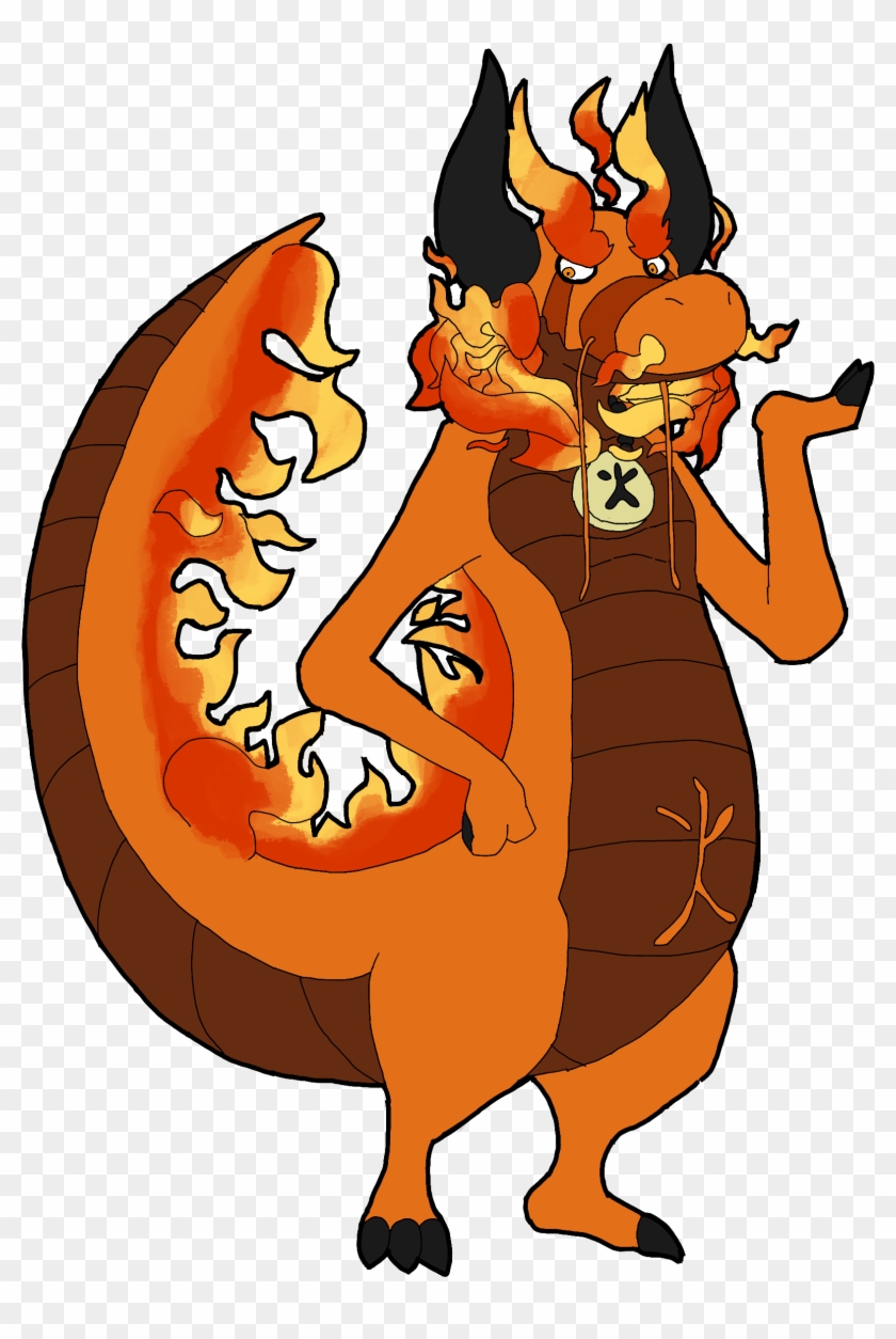 Fire Dragon God V2 Clipart