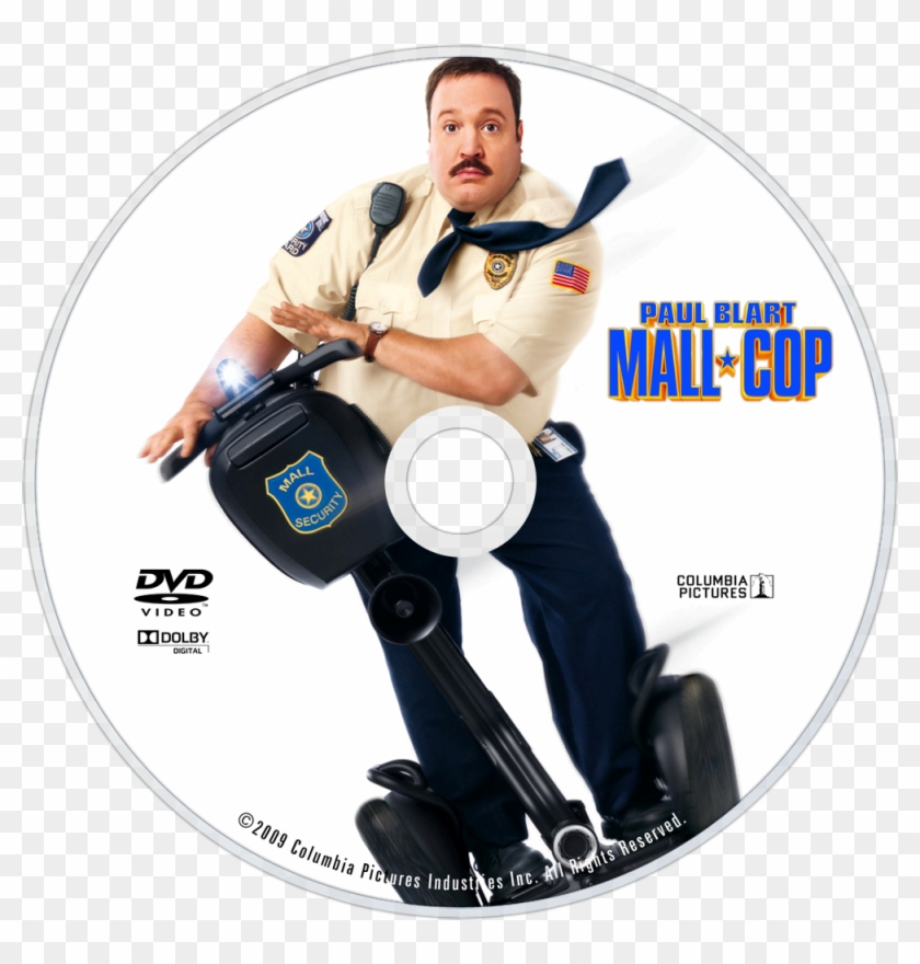 Mall Cop Dvd Disc Image - Paul Blart Mall Cop 2009 Movie Poster Clipart
